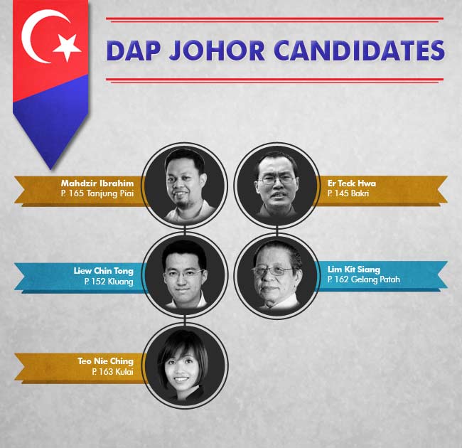 DAP Johor Candidates