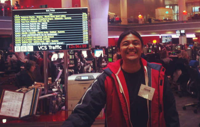 Zan Azlee at BBC, London