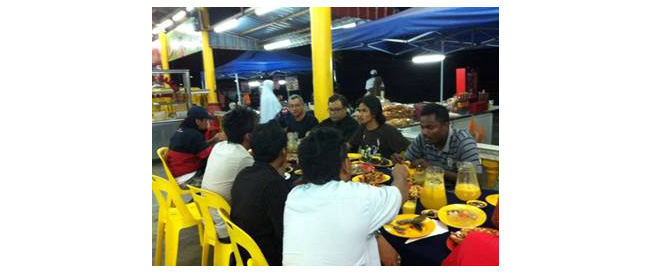 kolum, cikmie, makan, restoran