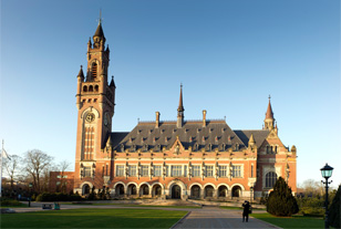 International Court of Justice in The Hague, Netherlands.