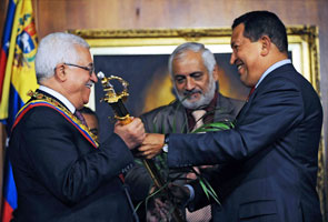 hugo chavez, mahmud abbas