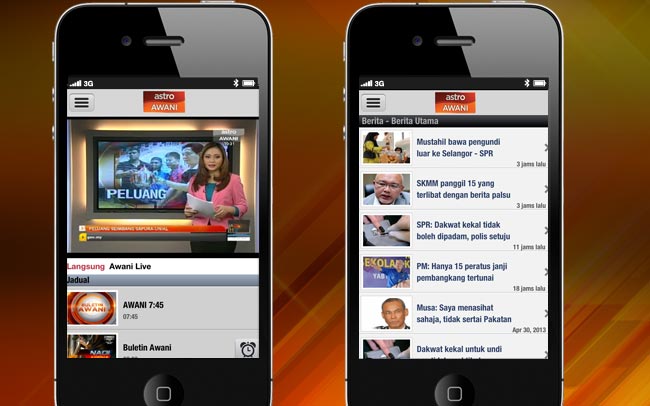 Aplikasi iPhone Astro AWANI 