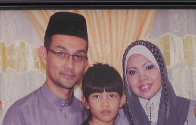 Wan Swaid bersama isterinya, Laila