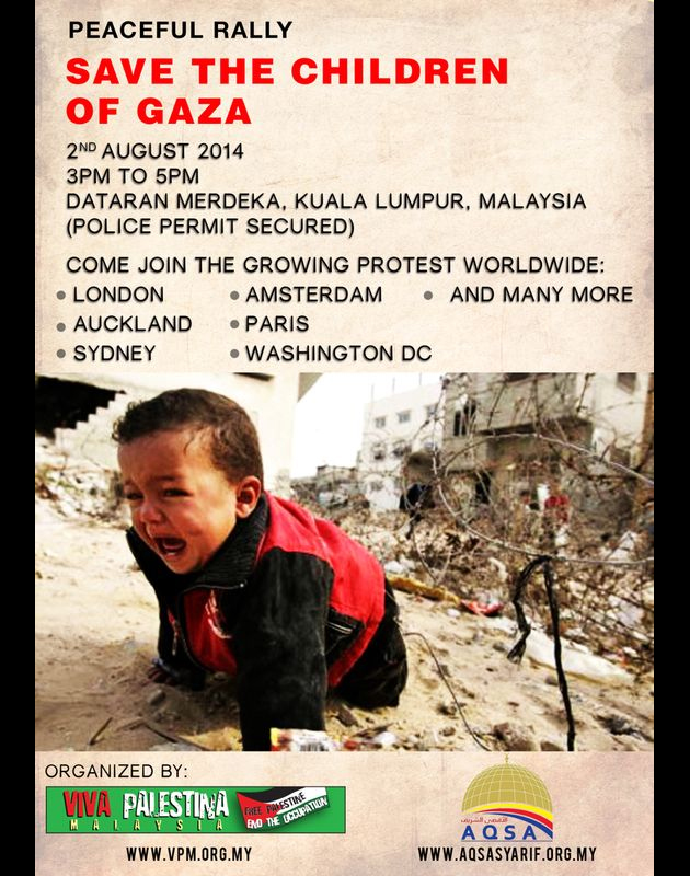 Selamatkan Anak-anak Gaza