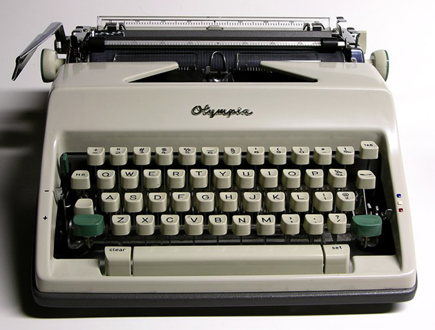 Olympia SM9, one of the typewriters crafted by the German company in the 1960s.