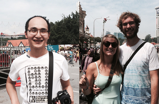 Warga asing hadir ke Dataran Merdeka