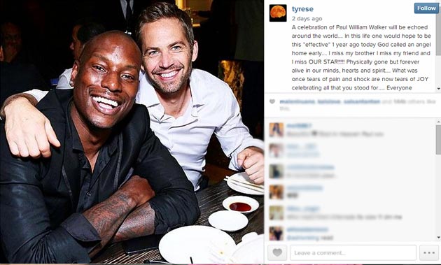 Tyrese Gibson Instagram