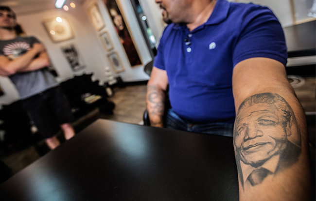 mandela tattoo