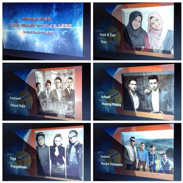 Persembahan Vokal Terbaik Di Dalam Lagu (Berkumpulan)