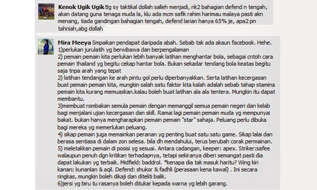 Jika saya jadi jurulatih