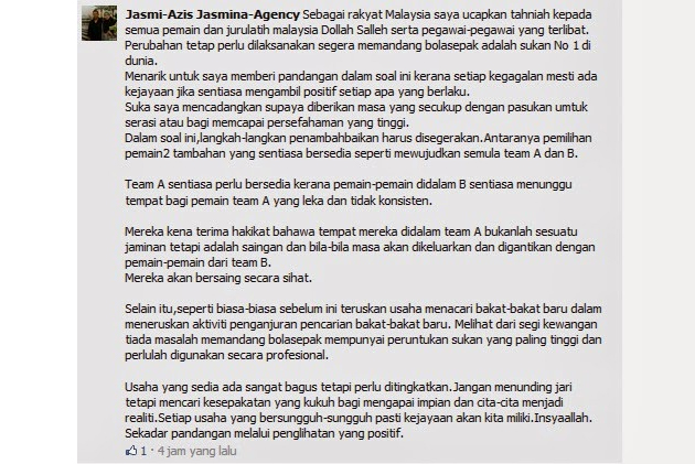 Jika saya jadi jurulatih