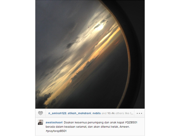 Selebriti berdoa keselamatan penumpang dan krew QZ8501