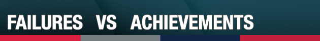 Failures vs Achievements