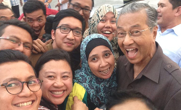 Selfie Tun Mahathir