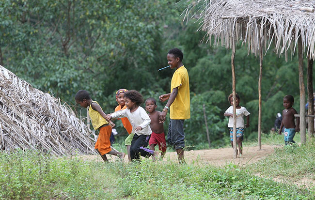 Kanak-kanak orang asli Batek