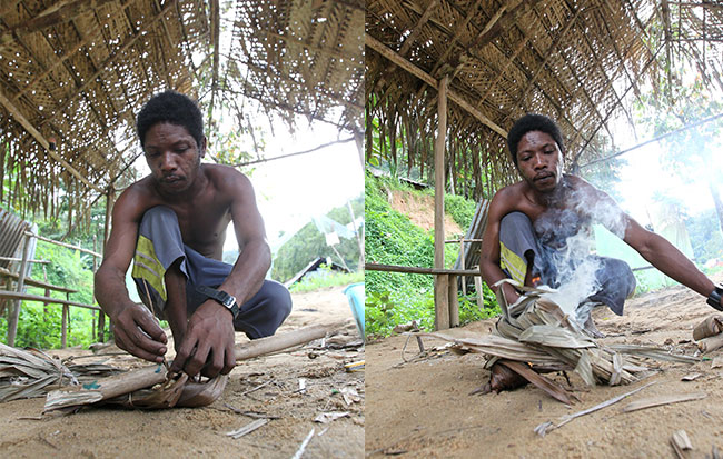 Orang asli Batek di Taman Negara