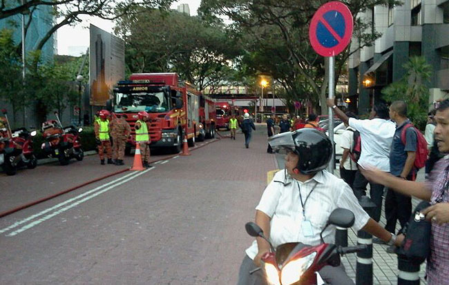 Menara Tradewinds Fire