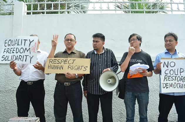 protes, thai, thailand