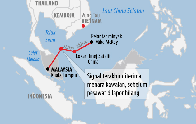 Lokasi pelantar minyak
