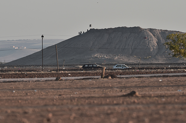 The above image as shot by the photographer, before editing (AFP Photo / Aris Messinis)