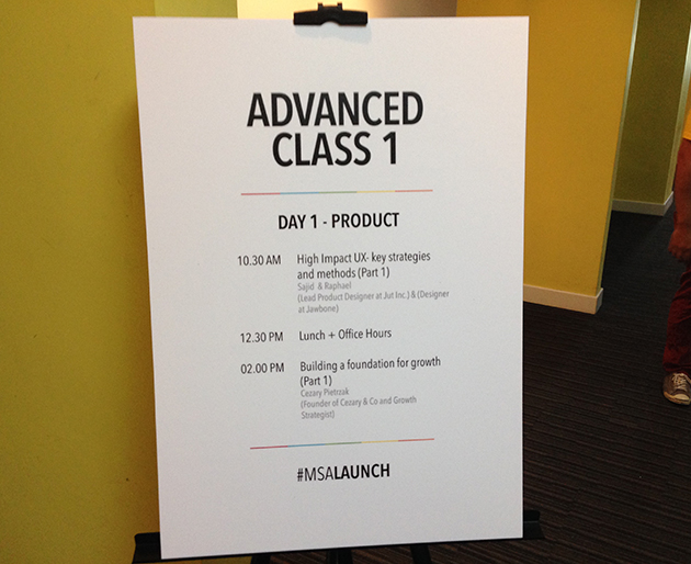 Product Day: Participants will learn about developing their business model and gain insight into various aspects of product development such as product U/X, management, and techniques used. 