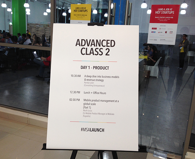  Advance Class 2 at MaGIC Startup Academy Launch’s Product Day