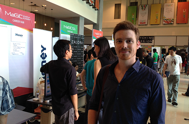 Richard Delancey is new to the startup scene in Malaysia, and is keen to explore.
