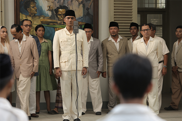Antara babak menarik di dalam filem Soekarno