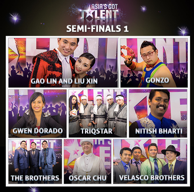 Lapan peserta separuh akhir 1