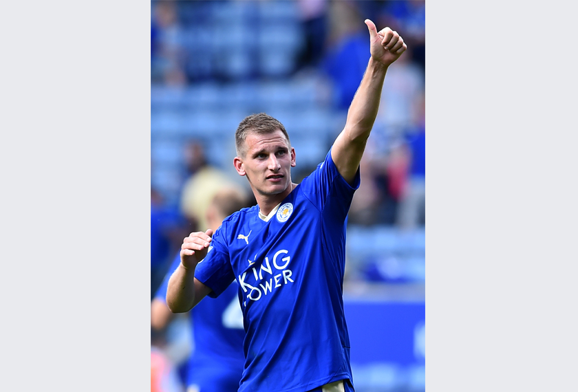Marc Albrighton (Leicester City) mengutip 13 mata dalam BPL Fantasy Stadium Astro. Gambar - AFP.