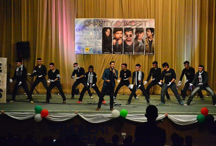 StandUp Flashmobber Jordan mengiringi Mu'adz