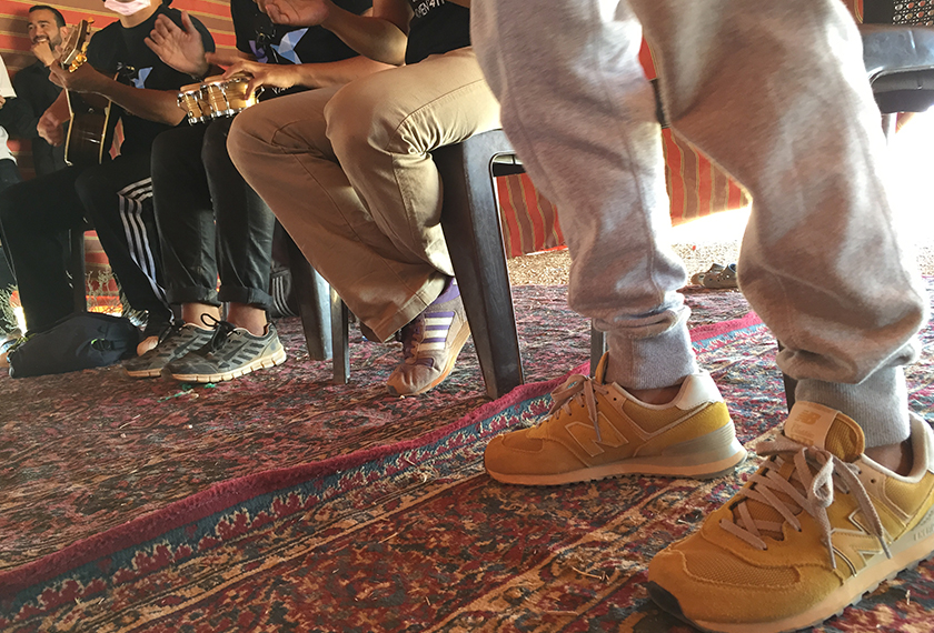 Kasut raya New Balance Faizal Tahir yang dilelong 700JD