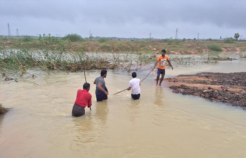 People scrambling to stay afloat