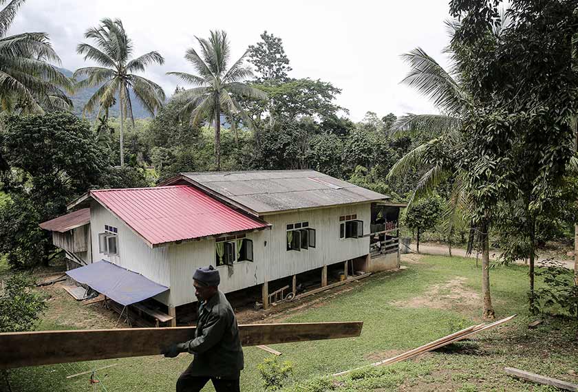 Last year, he watched all his preparations washed away, as the floodwaters continued to rise, refusing to stop. 