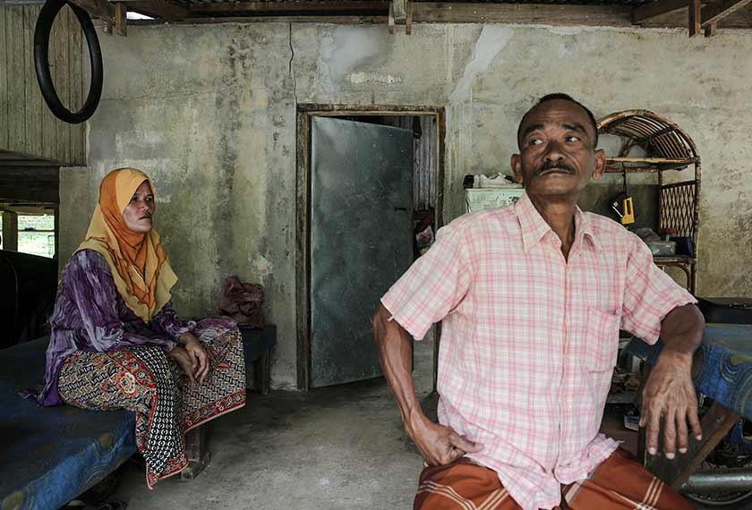 He settled in Kampung Jelawang in 1990, when he came to work at a sawmill here.