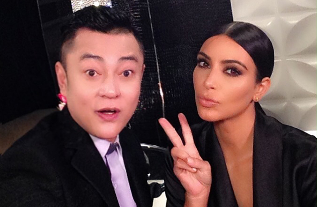 Aznil Nawawi bersama Kim Kardashian