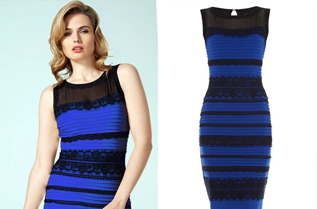 Warna baju sebenar #TheDress seperti yang terdapat pada laman web pemiliknya, www.romanoriginals.co.uk.
