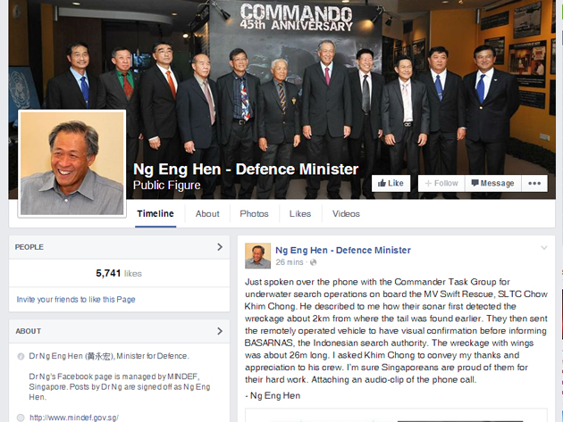 Singapura,Facebook,QZ8501