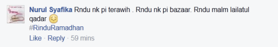 #RinduRamadan 1