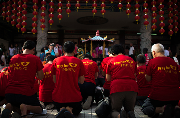 Realatives of passengers of MH370