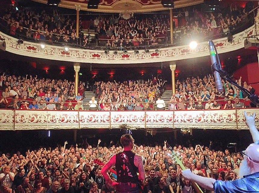 Taken Monday night at Dublin's Olympia Theatre by our very own