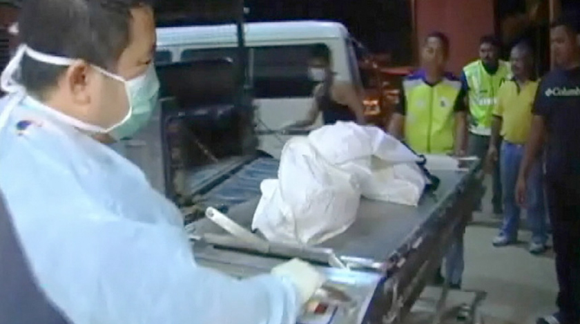 The body of Sasa Sobrie was found by villagers at Sungai Perias