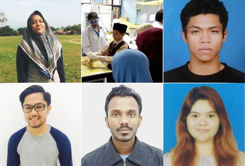 6 pelajar perlukan pertolongan anda.