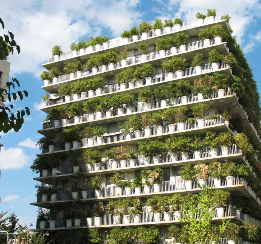 Arkitek masa kini yang peka terhadap isu alam sekitar dan pemanasan global perlu menitikberatkan konsep ini pada binaan bangunan. - Gambar hiasan