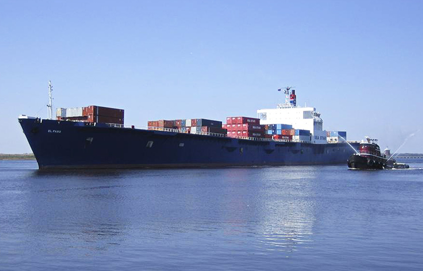 El Faro was heading from Jacksonville, Fla., to Puerto Rico in October when the ship sent out electronic distress alerts amid a report of some flooding.