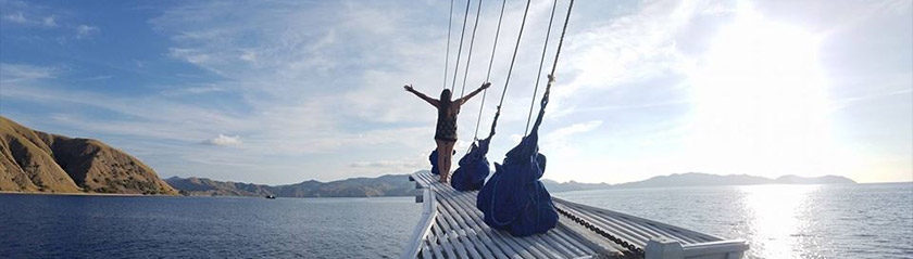 The mesmerising view of the island.