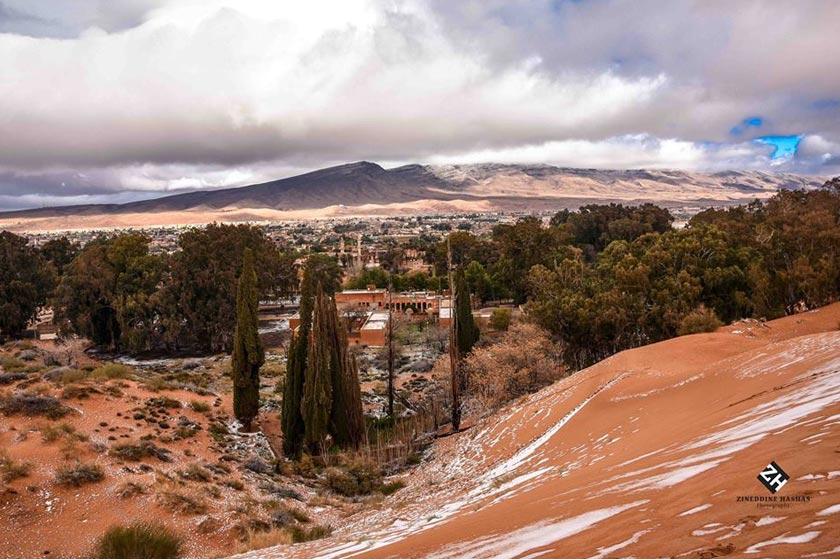 Pemandangan ini dirakamkan Bouchetata di Ain Sefra. - Foto: Karim Bouchetata