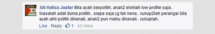 Pendapat netizen di Facebook