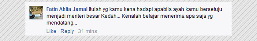 Pendapat netizen di Facebook