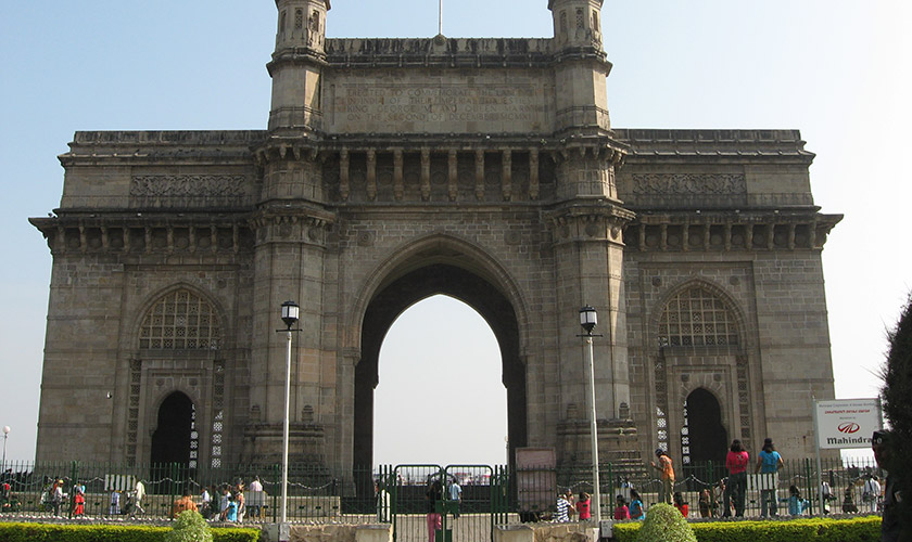 Built in 1911 to welcome the King and Queen of England, this stone archway in Colaba is now a historic landmark.